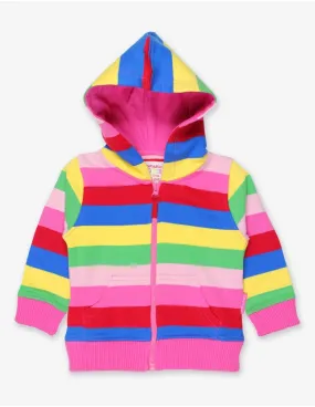 FELPA IN COTONE BIOLOGICO FELPATO "ARCOBALENO"
